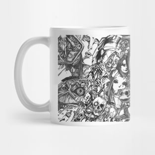 Collage of horror Mug